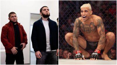Dana White - Justin Gaethje - Khabib Nurmagomedov - Charles Oliveira - Islam Makhachev - Khabib Nurmagomedov predicts Islam Makhachev beats Charles Oliveira 'in three rounds' - givemesport.com