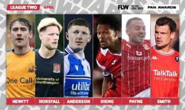 April League Two POTM nominees revealed: Mansfield, Northampton, Bristol Rovers, Exeter, Swindon & Salford players feature
