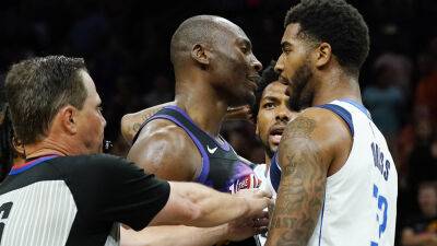 Suns' Bismack Biyombo, Mavericks' Marquese Chriss ejected from Game 5