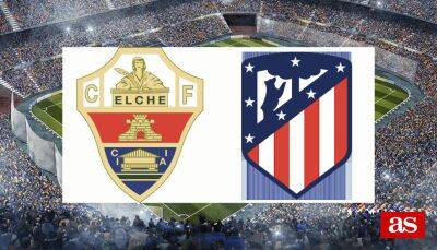 Elche 0-0 Atlético: resultado, resumen y goles
