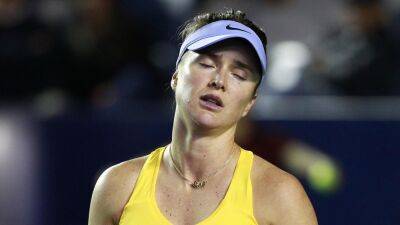Ukrainian Elina Svitolina says the Russian invasion of her home country has left her 'mentally drained'