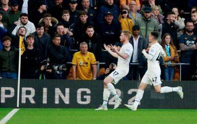Ruben Dias - Kevin De-Bruyne - Bernardo Silva - Kyle Walker - Leander Dendoncker - Pedro Neto - Wolves 1 Manchester City 5 - Highlights - beinsports.com - Manchester - Belgium - Norway