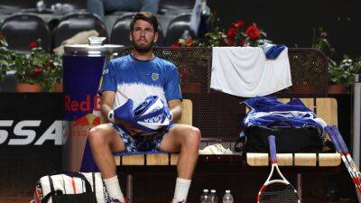 Britain's Cameron Norrie knocked out of Italian Open by Marin Cilic after failing to build on first-set comeback