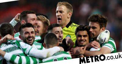 Celtic manager and star players react to winning Scottish Premiership title