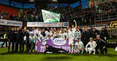 Celtic title party LIVE as Ange Postecoglou's side are crowned Premiership champions