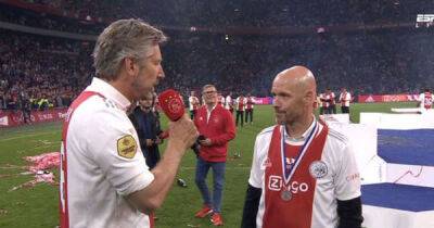 Man Utd legend Edwin van der Sar's message to Erik ten Hag after Ajax win title