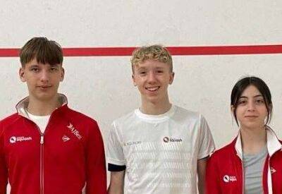 Kent squash players Dylan Roberts and Jude Gibbins, 14, set to play in European Junior Team Championships in The Netherlands