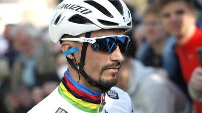 Julian Alaphilippe able to train indoors, but remains doubtful for Tour de France