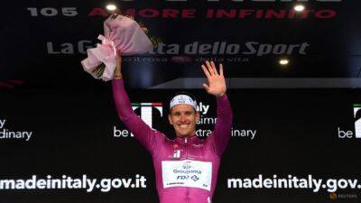 Mark Cavendish - Caleb Ewan - Arnaud Demare - Demare makes it back-to-back Giro stage victories in sensational finish - channelnewsasia.com - Britain - Spain - Italy - Australia