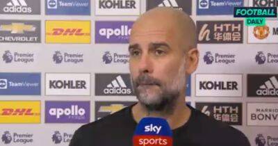 Pep Guardiola says he will run down Man City contract before making decision on his future