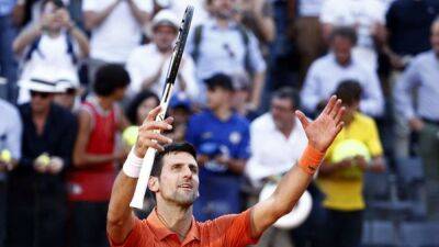 Djokovic cruises past Wawrinka to reach Rome quarter-finals