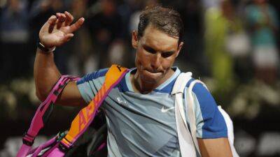 Nadal se despide en Roma por culpa del pie izquierdo