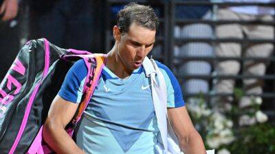 Rafael Nadal says he is 'living with an injury' after foot issue in defeat to Denis Shapovalov at Italian Open