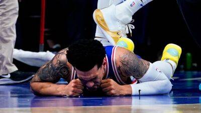 Philadelphia 76ers' Danny Green carried off after knee injury, out for remainder of Game 6