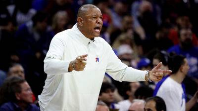 76ers' Doc Rivers defends job security after elimination, fans call on Jay Wright to replace him