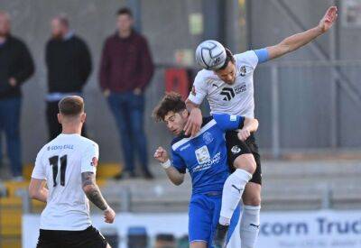 Dartford captain Tom Bonner reacts to National League South play-off eliminator defeat to Chippenham Town
