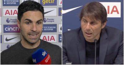 Antonio Conte fires back at Mikel Arteta for comments after Tottenham 3-0 Arsenal