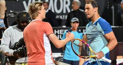 Rafael Nadal - Denis Shapovalov - Denis Shapovalov shares Rafael Nadal French Open injury wish after beating Spaniard - msn.com - France - Italy -  Rome