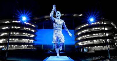 Man City unveil Sergio Aguero statue exactly ten years on from first Premier League title win