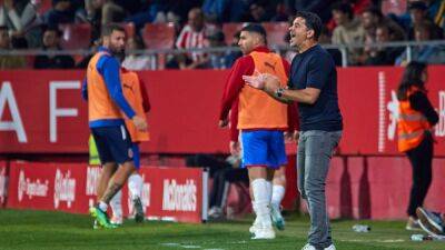 GIRONA Míchel: “Me preocupa más el juego que los árbitros”