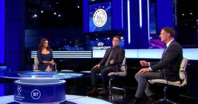 Michael Owen - Chris Sutton - Robin Koch - Nicolas Otamendi - BT Sport staff hauled in for training after Chris Sutton and Michael Owen on-air bust-up - msn.com -  Lisbon