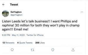 Aston Villa - Philippe Coutinho - Kalvin Phillips - Dan James - Emiliano Buendia - Bertrand Traore - Leon Bailey - 'Listen Leeds', 'Email me' - Former 86-goal PL star sends transfer message to Radrizzanirizzani - msn.com