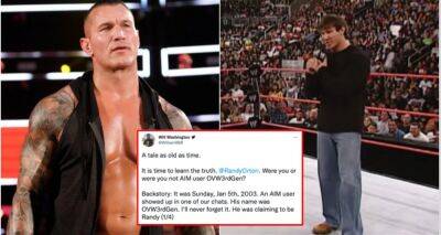 Randy Orton: Hilarious Twitter thread claims WWE star was 2003 internet troll