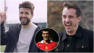 Roy Keane: Pique tells Neville hilarious Man Utd story that had him scared seven years later
