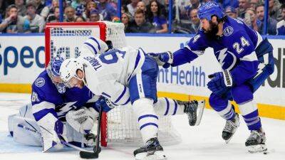 Toronto Maple Leafs players offer 'no comments' when asked about officiating in Game 6 loss to Tampa Bay Lightning