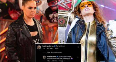 Ronda Rousey v Becky Lynch: Top WWE stars' Instagram war of words ahead of huge match