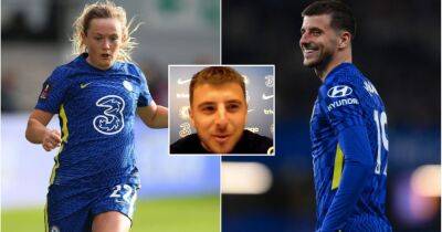 Thomas Tuchel - Emma Hayes - Erin Cuthbert - Mason Mount - FA Cup Final: Mason Mount & Erin Cuthbert joke Chelsea will share open-top bus - givemesport.com -  Man