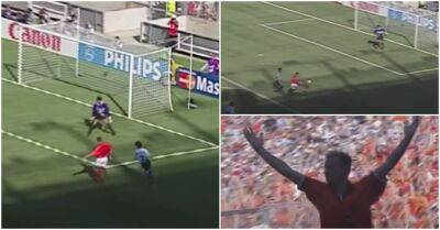 Frank De-Boer - Dennis Bergkamp - Dennis Bergkamp goal vs Argentina: Dutch commentator lost it at 1998 World Cup - givemesport.com - Britain - France - Croatia - Netherlands - Brazil - Argentina