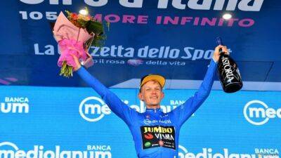 Bouwman wins Giro stage seven as Lopez retains pink jersey