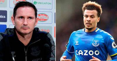 Frank Lampard details cause of Dele Alli’s Everton issues after failure to start a game