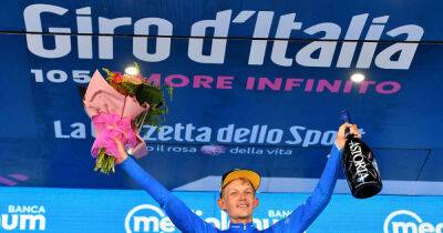 Cycling-Bouwman wins Giro stage seven as Lopez retains pink jersey