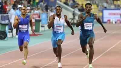 Fred Kerley - Noah Lyles - Andre De-Grasse - Reigning Olympic champion De Grasse opens season with 4th-place finish in 200m - cbc.ca - Britain - Qatar - Usa - Canada -  Tokyo - state Oregon - Trinidad And Tobago