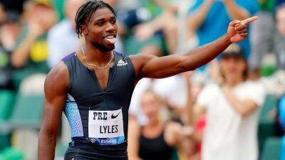 Noah Lyles opens Diamond League with 200m win over Olympic medalists