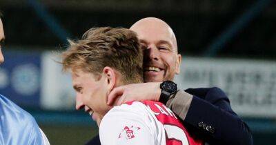 Erik ten Hag contacts Frenkie de Jong as Manchester United fans have Antony transfer theory