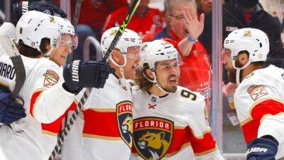Carter Verhaeghe scores in overtime as Florida Panthers eliminate Washington Capitals in Stanley Cup playoffs - espn.com - Washington - Florida -  Washington - county Stanley - county Bay