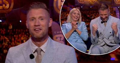 Coleen Rooney - Holly Willoughby - Rebekah Vardy - Christine Macguinness - Freddie Flintoff jokes about Wagatha Christie trial on The Games - msn.com - county Brown