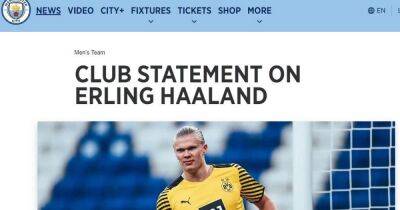 Man City's 40-word Erling Haaland announcement shows Manchester United how far adrift they are