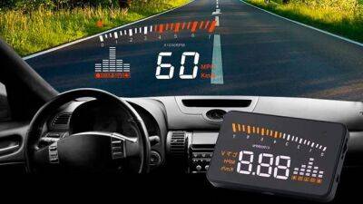 Este ‘head-up display’ te informa la velocidad del coche sin que apartes la vista del camino - Showroom