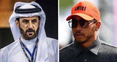 FIA president breaks silence on Lewis Hamilton being banned from Monaco Grand Prix