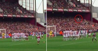 Dimitri Payet: Fan footage of his insane free-kick for West Ham v Palace