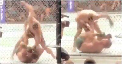 Khabib destroying Conor McGregor at UFC 229 looks brutal in fan footage