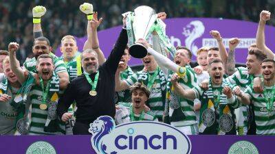 Champions Celtic celebrate Trophy Day in style