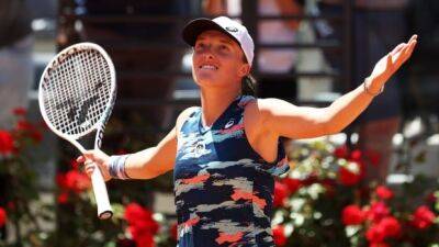 Swiatek equals Serena Williams with 27-match winning streak, reaches Italian Open final