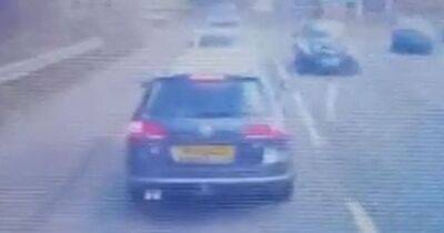 Heart-stopping footage shows new driver going wrong way on M61 - manchestereveningnews.co.uk