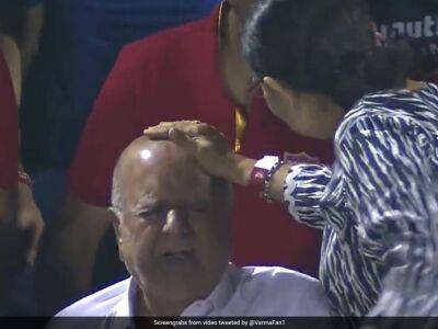 Watch: Elderly Fan Left In Pain After Being Hit By RCB Star's Massive Six