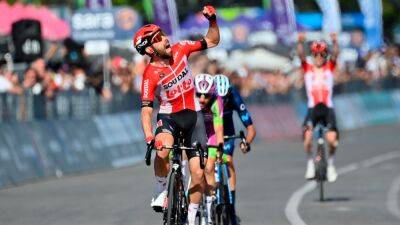 Mathieu Van - Thomas De Gendt earns stage win as Juan Pedro Lopez retains Giro d’Italia lead - bt.com - county Thomas